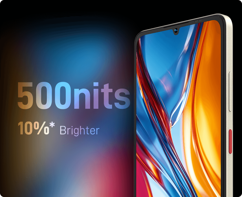 zte a56, Ecran mare 6,75” HD+ 90Hz
